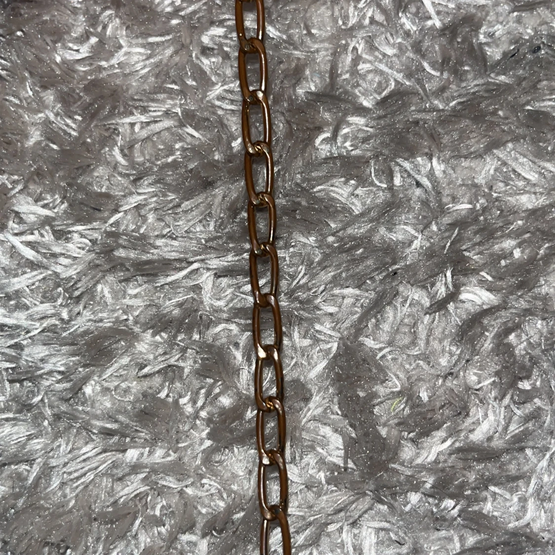 Leopardmönstrad axelväska med kedja - 3