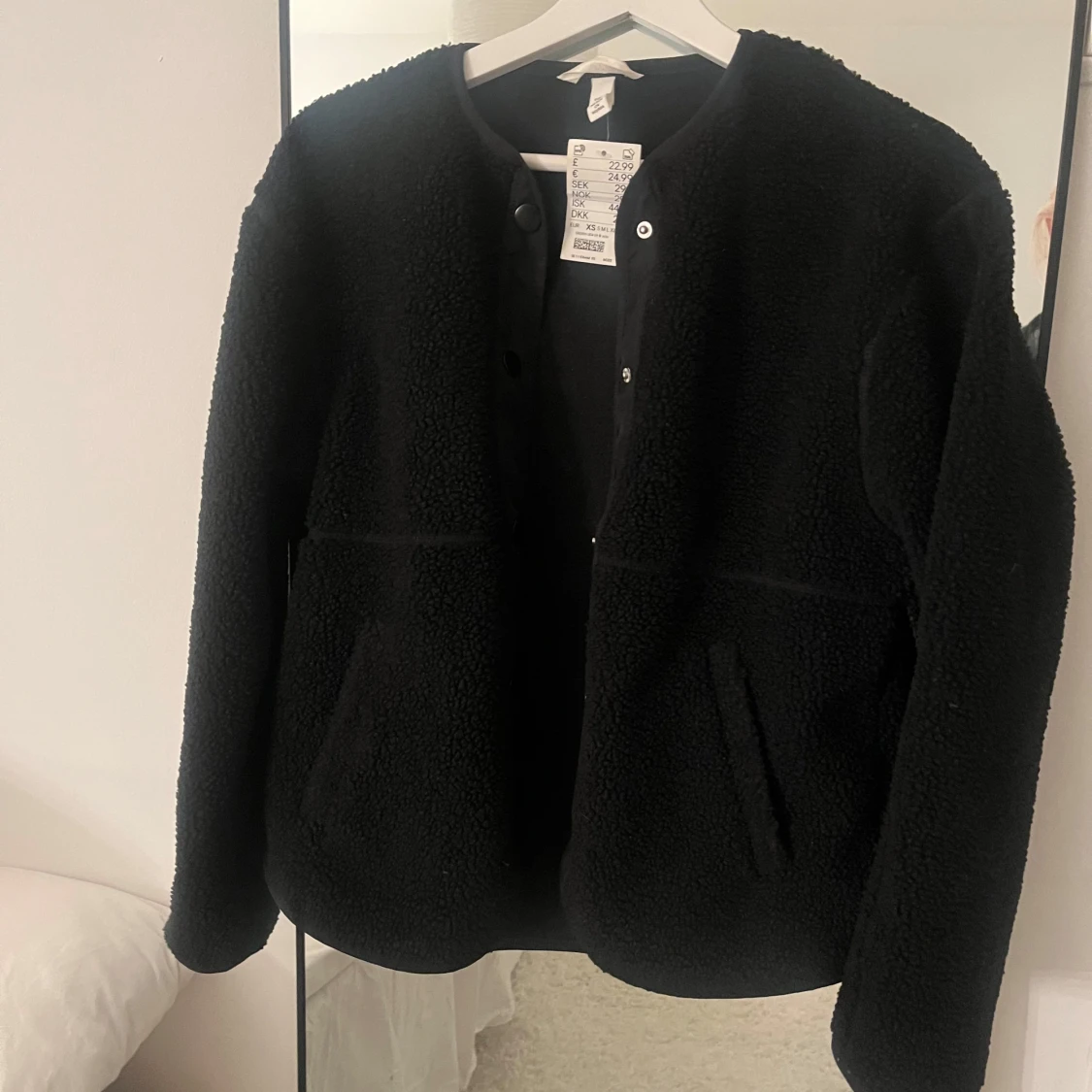 Svart teddyjacka - 1