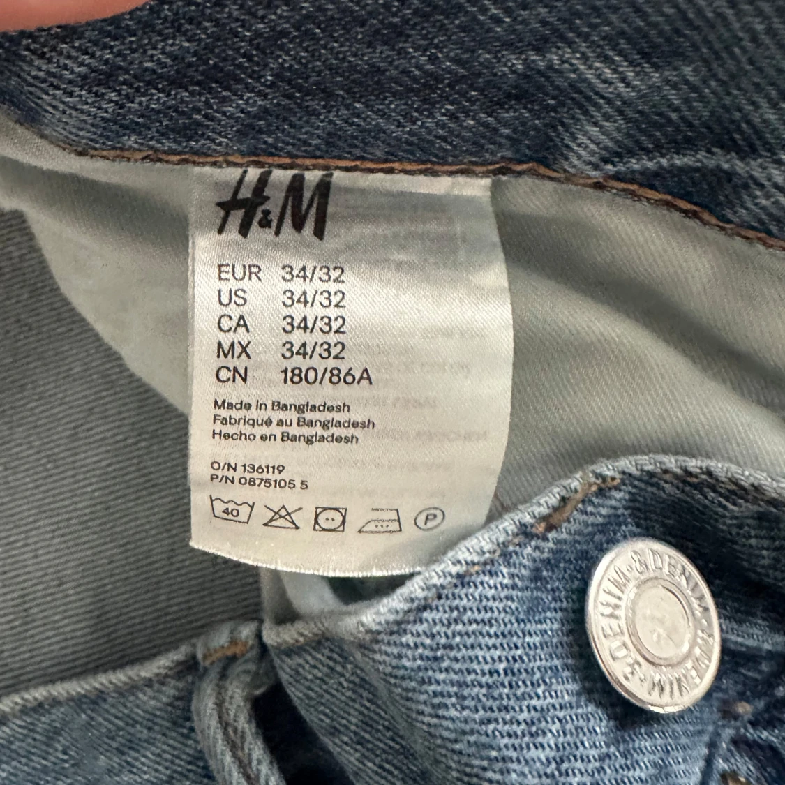 Blå jeans från H&M - 3