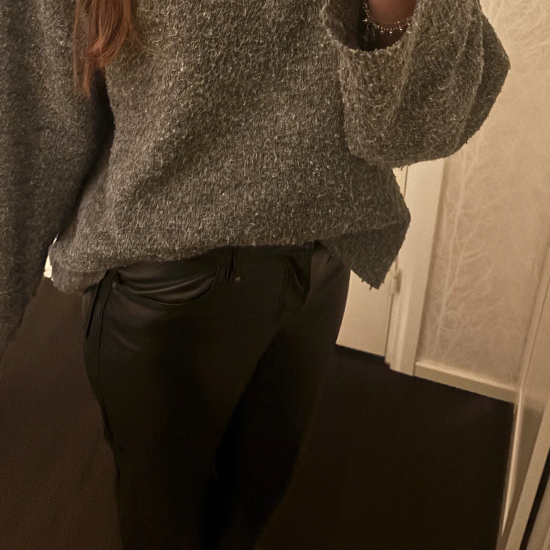 Svarta skinnbyxor - 2