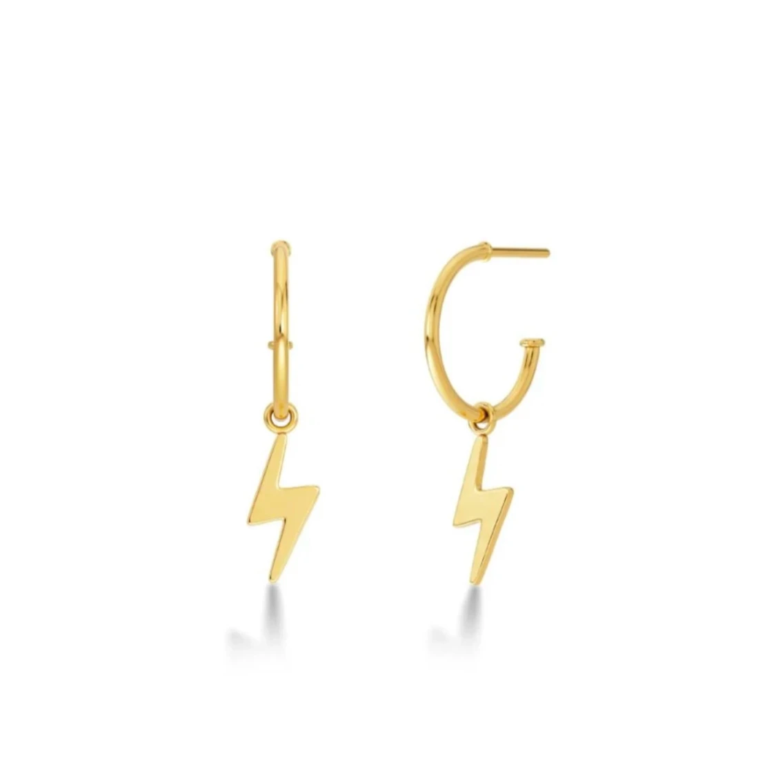 Blixtörhängen i guld💕 - 1