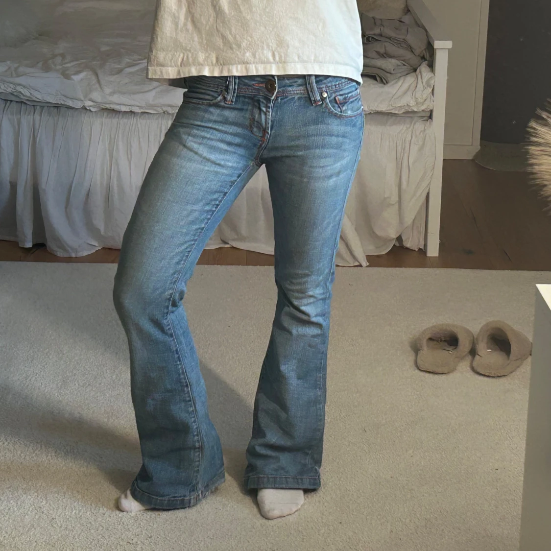 Lågmidjade jeans  - 1