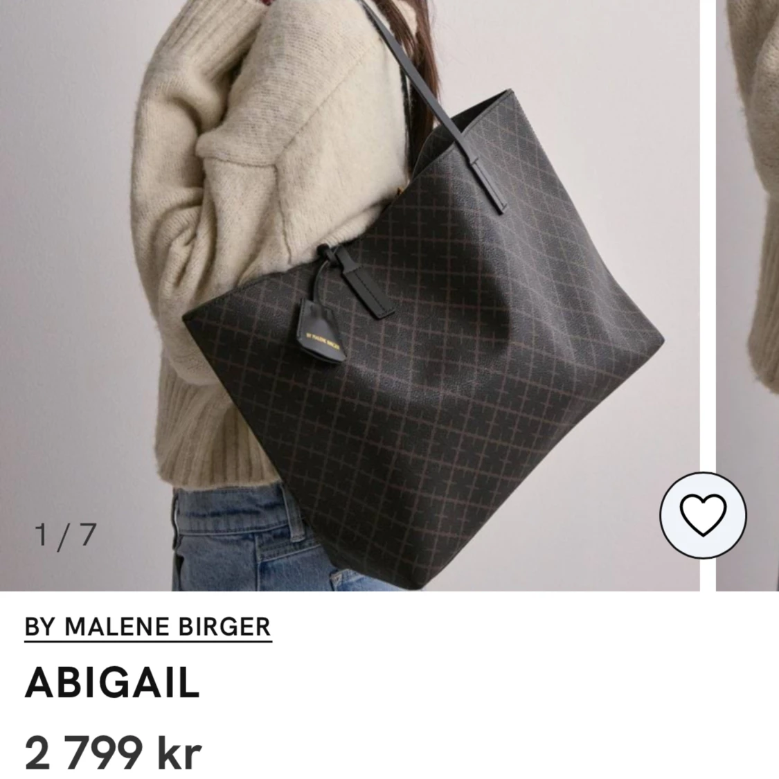 By malene birger tote bag