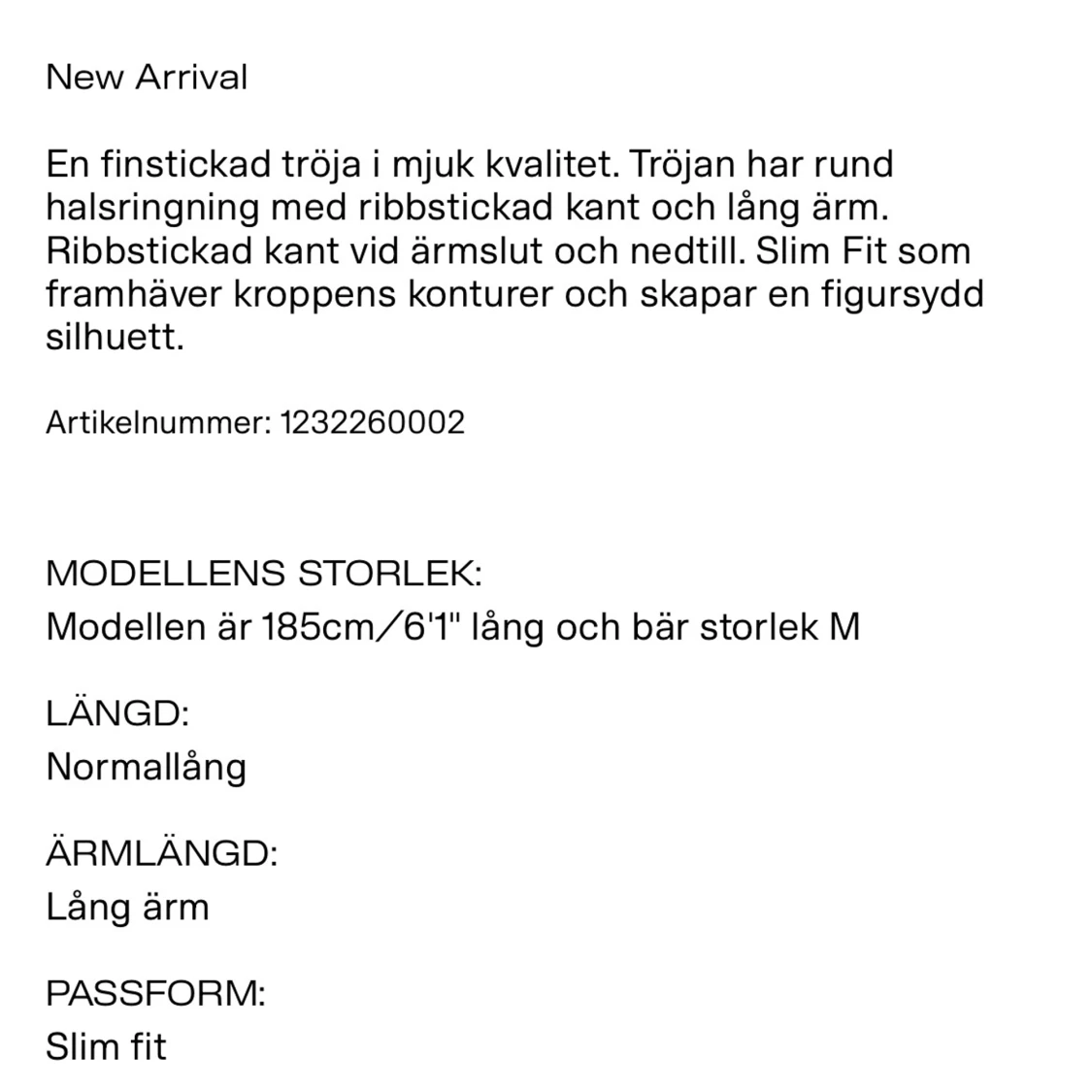 Stickad tröja H&M - 92