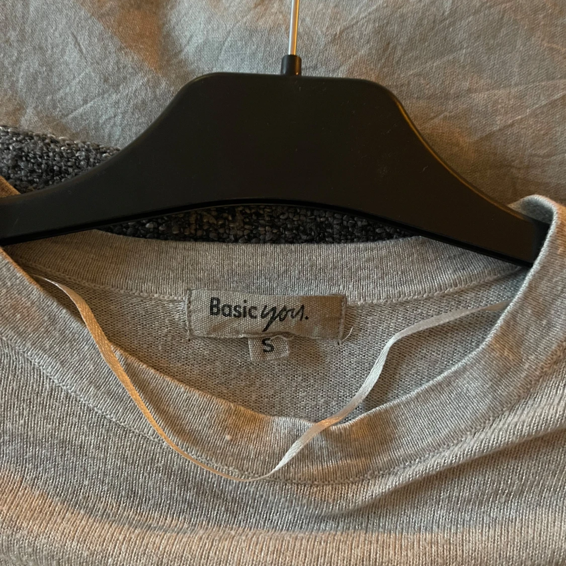 Grå långärmad tröja - 90