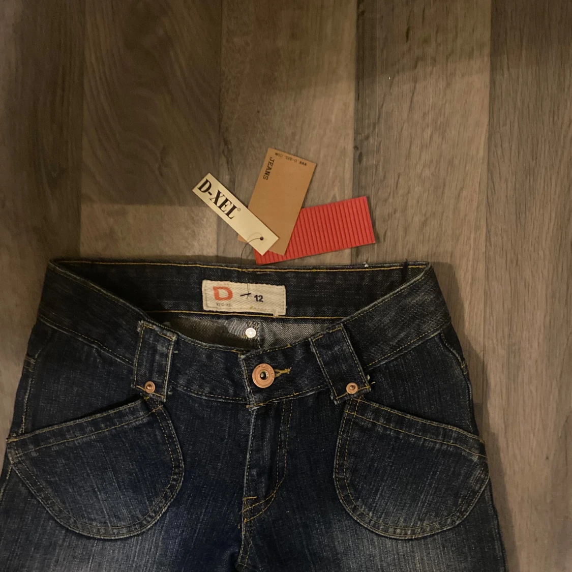 Lågmidjade bootcut jeans  - 91