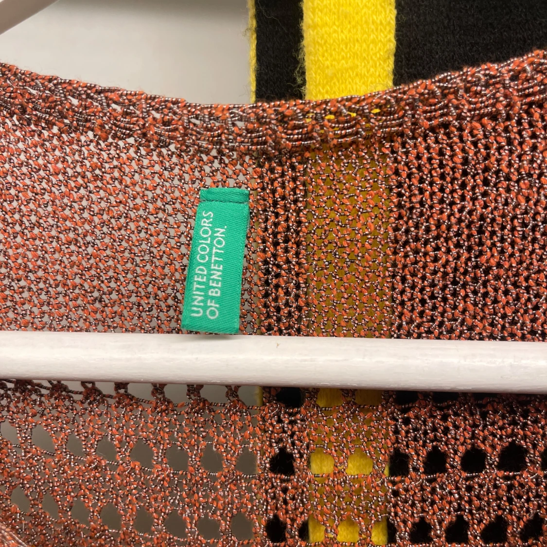 Orange stickad topp från United Colors of Benetton - 91