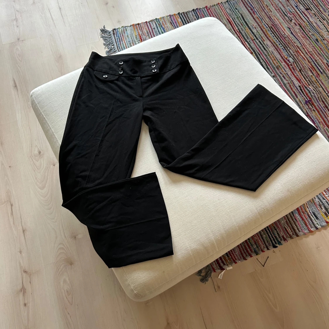 Låg/mellanmidjade kostymbyxor