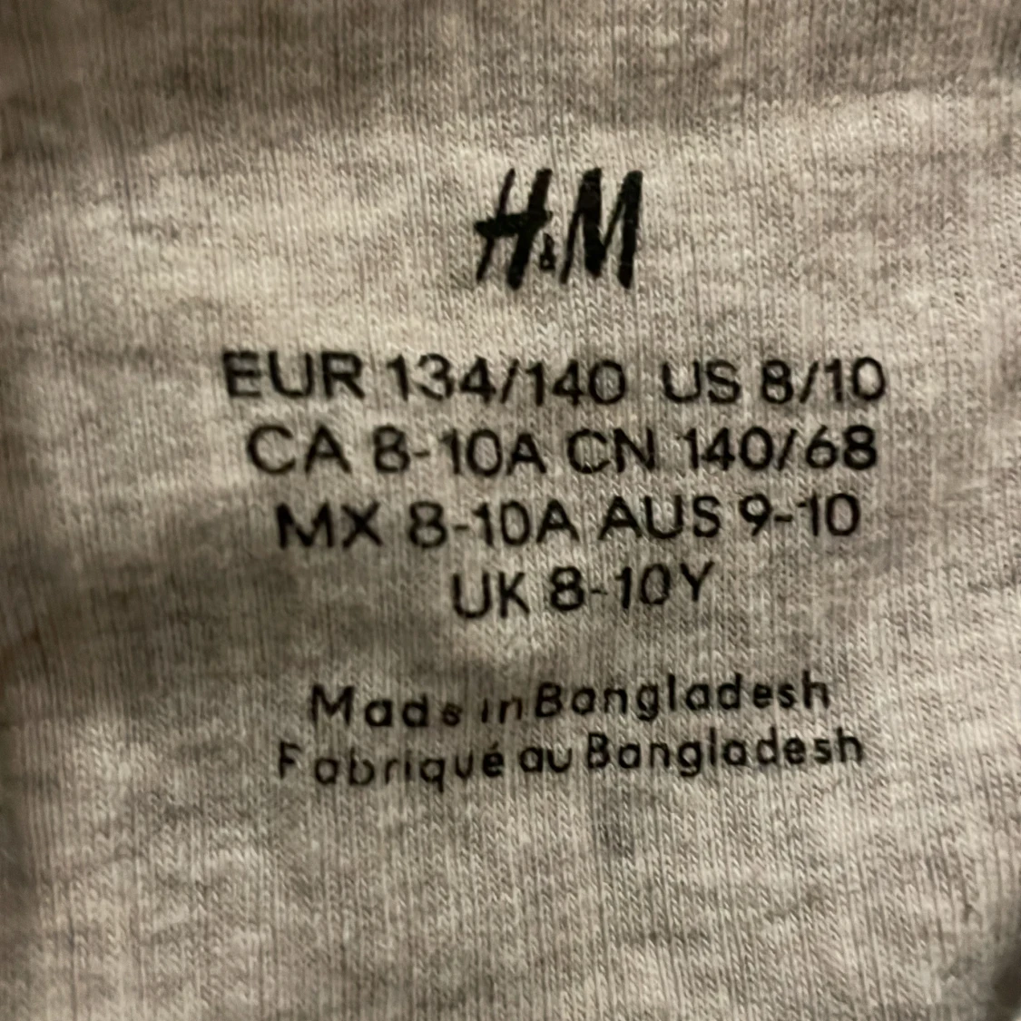 Grå ribbad linnetopp från H&M - 91