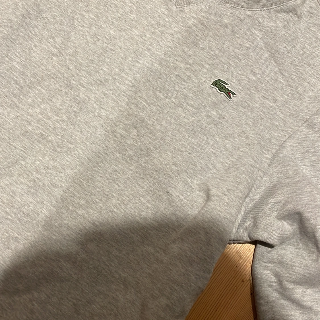 Grå lacoste sweatshirt   - 90