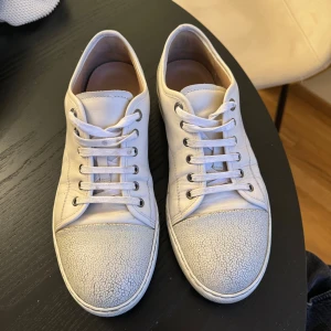 Lanvins storlek 43 (uk 9) - Ett par schyssta lanvins i storlek 43 (uk 9). Köpta förra sommaren men har knappt använt dem. Inga skador eller liknande 9/10 skick. Tillkommer snöre och dustbag. Boxen har jag tyvärr slängt. Mvh