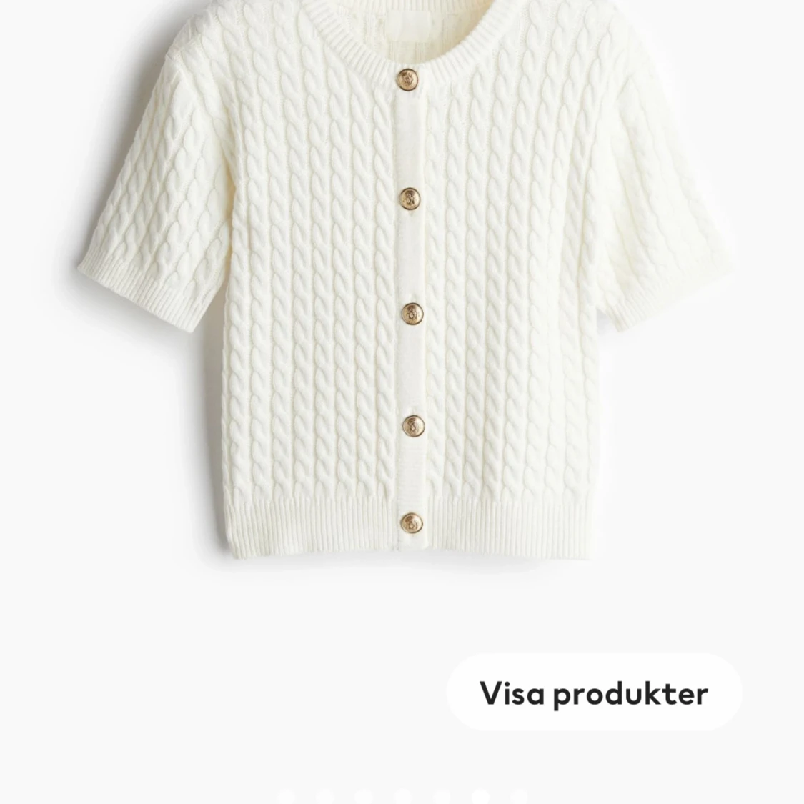 kabelstickad kofta - 91