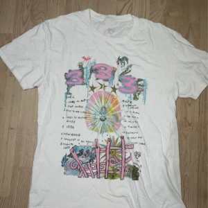 Bladee merch - BLADEE 333 ALBUM TRACKLIST MERCH  Storlek large men sitter lite oversized Knappt andvänd så inga flaws  Säljer för den e lite för stor för mig.  Pris kan förhandlas 