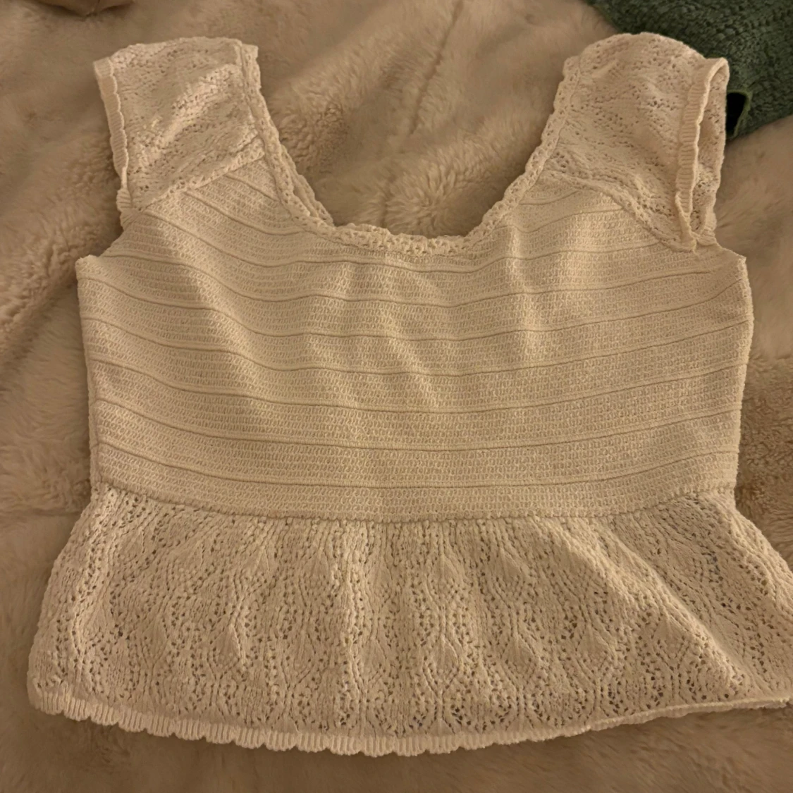Stickad topp