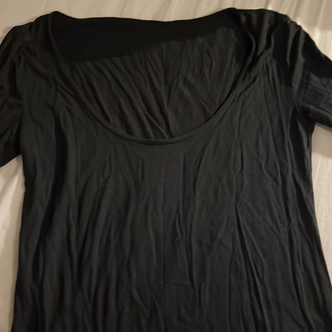 Svart långärmad topp