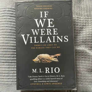 If We Were Villains - Säljer denna roman om vänskap och svek. Rekommenderar starkt, en utav mina favoriter. Utsidan är lite smått sliten men själva insidan är i nyskick. 