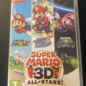 Super Mario 3D All-Stars för Nintendo Switch - Säljer Super Mario 3D All-Stars för Nintendo Switch. Innehåller tre klassiska spel: Super Mario 64, Super Mario Sunshine och Super Mario Galaxy. Ny pris är 1700