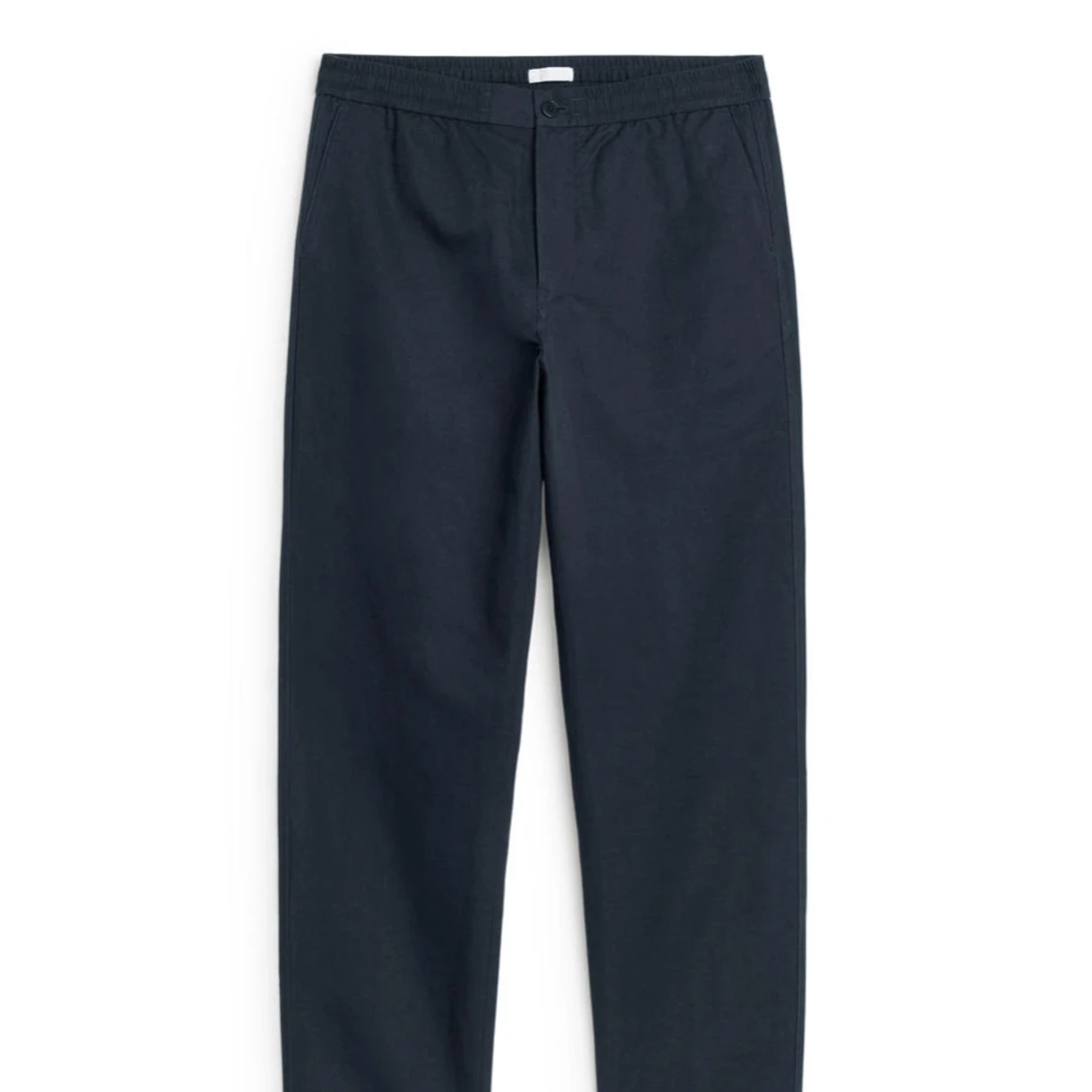 Mörkblå linnebyxor ARKET 