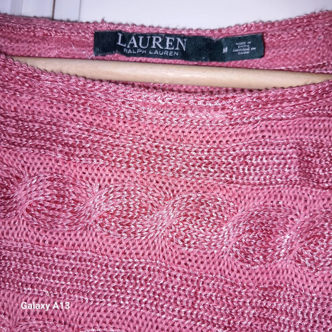 Rosa stickad tröja från Lauren Ralph Lauren - 1