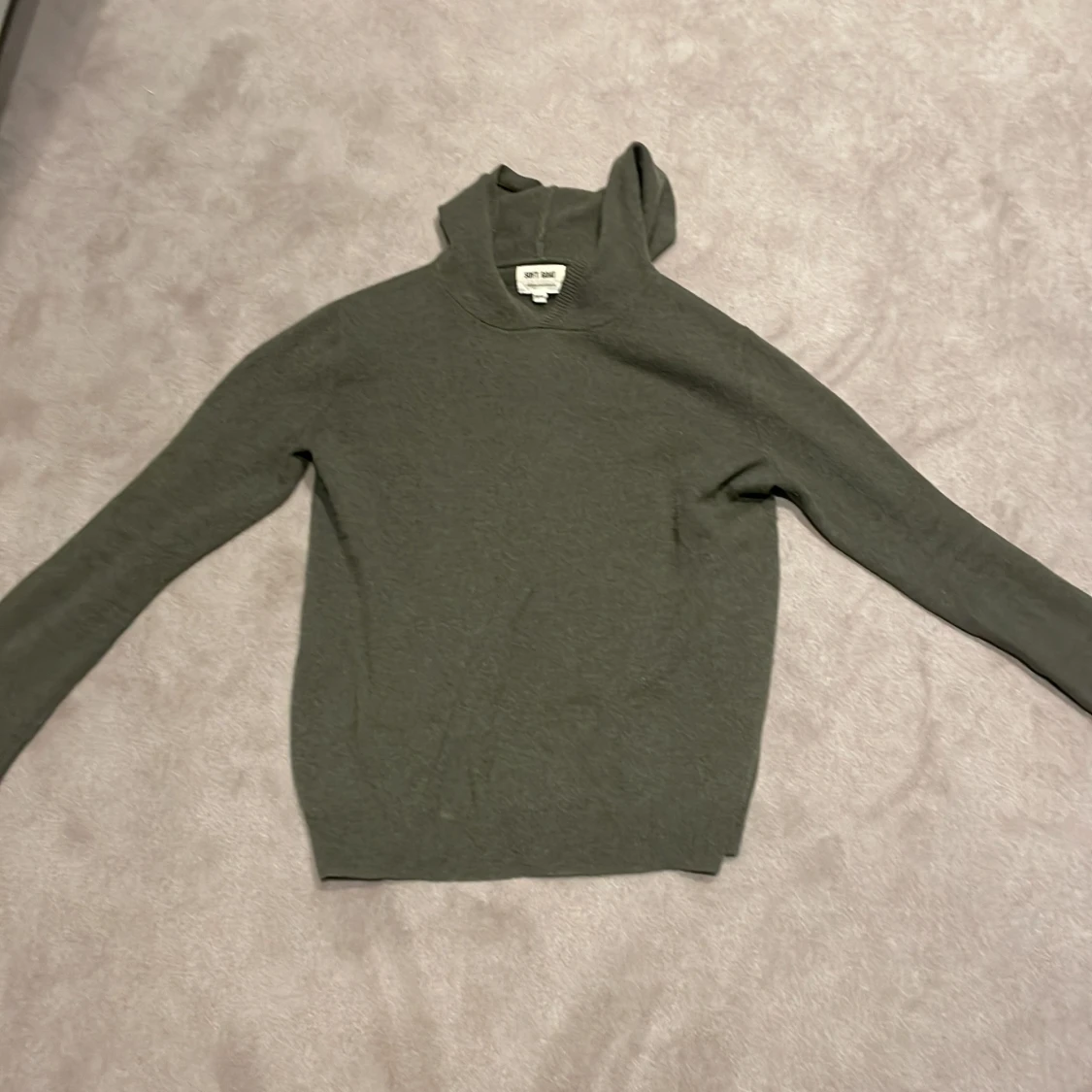 Grön hoodie från soft goat 