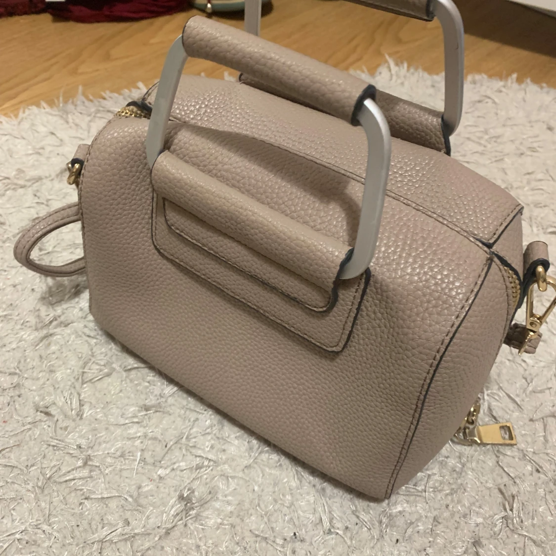 Grå/beige handväska