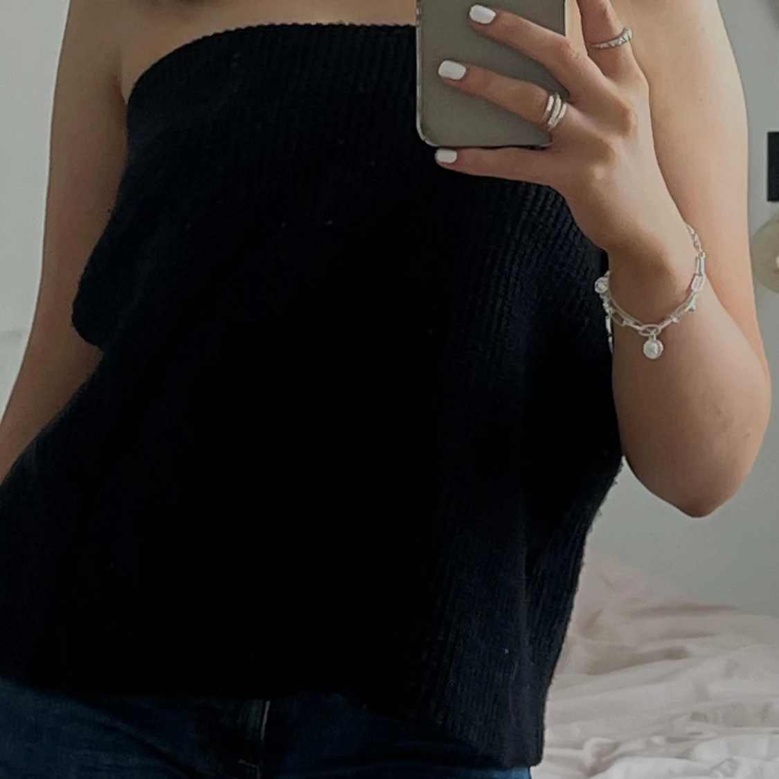 stickad minikjol - 91