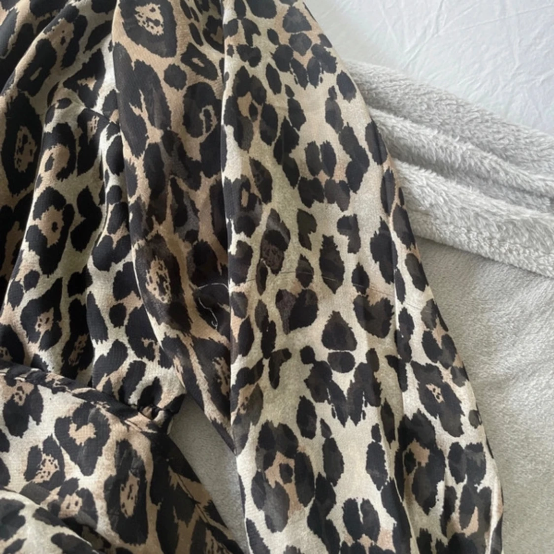 Leopard klänning  - 92