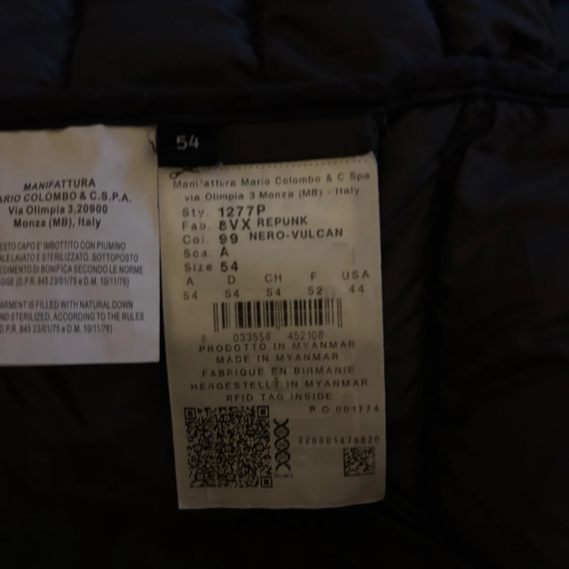 Svart pufferjacka från Colmar - 91