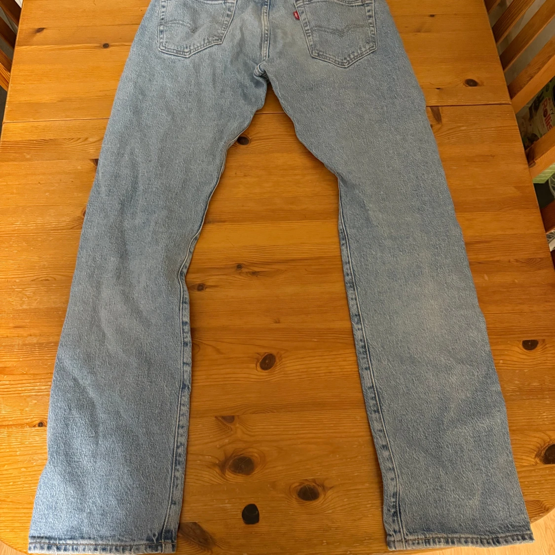 Levi's 501 jeans i ljusblå denim - 90