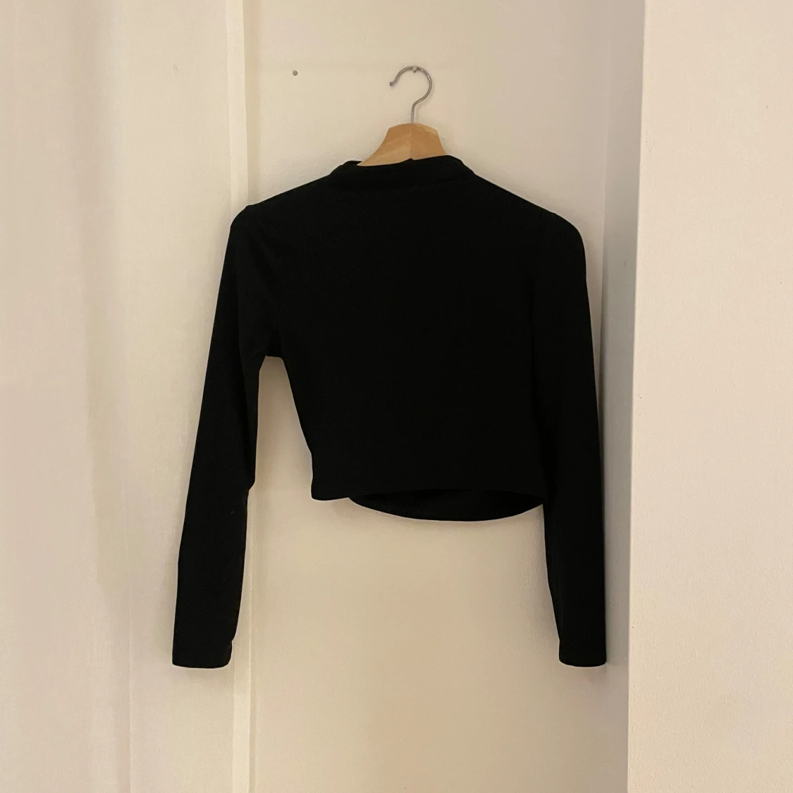 Svart långärmad topp - 90