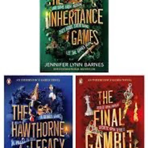 The Inheritance Games Trilogy - Säljer en spännande trilogi av Jennifer Lynn Barnes: 'The Inheritance Games', 'The Hawthorne Legacy' och 'The Final Gambit'. Böckerna är på engelska. De är endast lästa en gång och har inga tecken på användning. Super bra och rekommenderar starkt!!! Ny pris är 110kr st