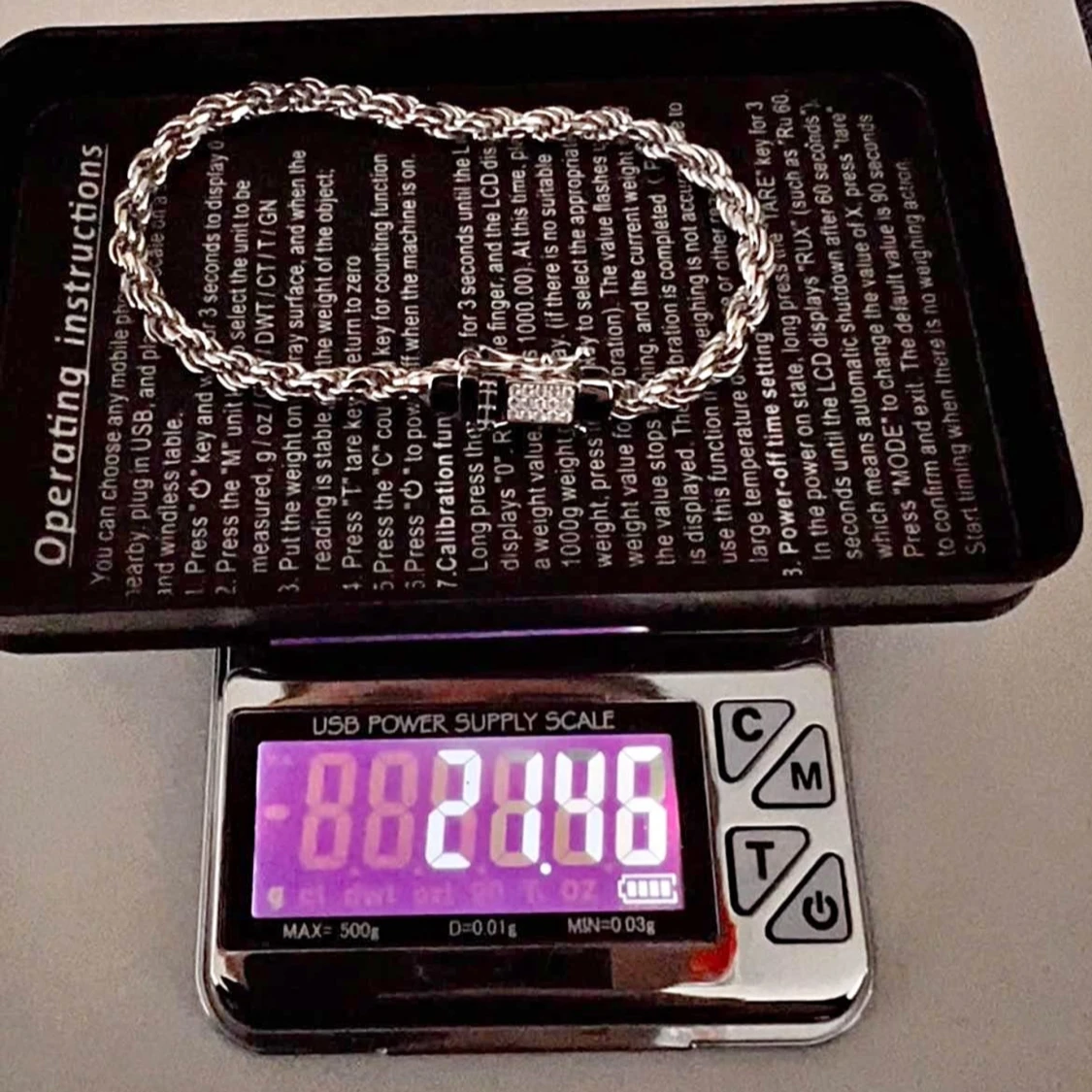 925 Silver Cordell Armband med VVS stenar 