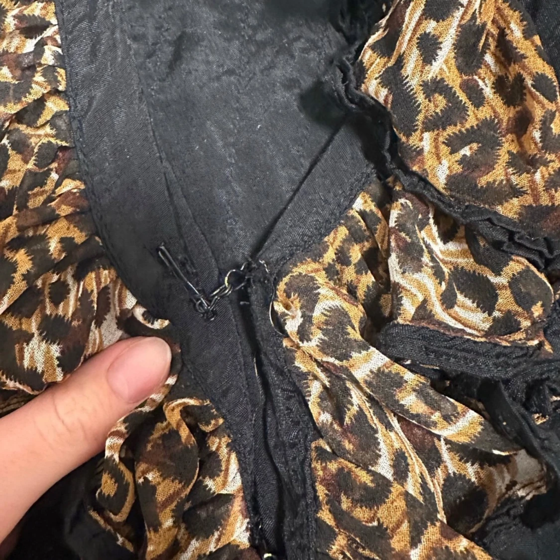 Vintage topp med volanger, retro - 93