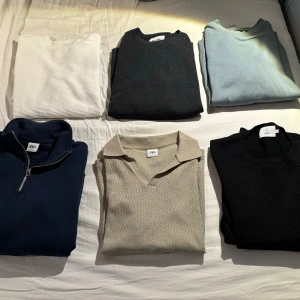 Stickade tröjor - Säljer dessa 6 tröjor från olika märken. Alla är emellan storlek S-M och har inte använts så mycket så är fortfarande i bra skick. Säljer dem för 100kr styck om du bara vill ha en specifik tröja