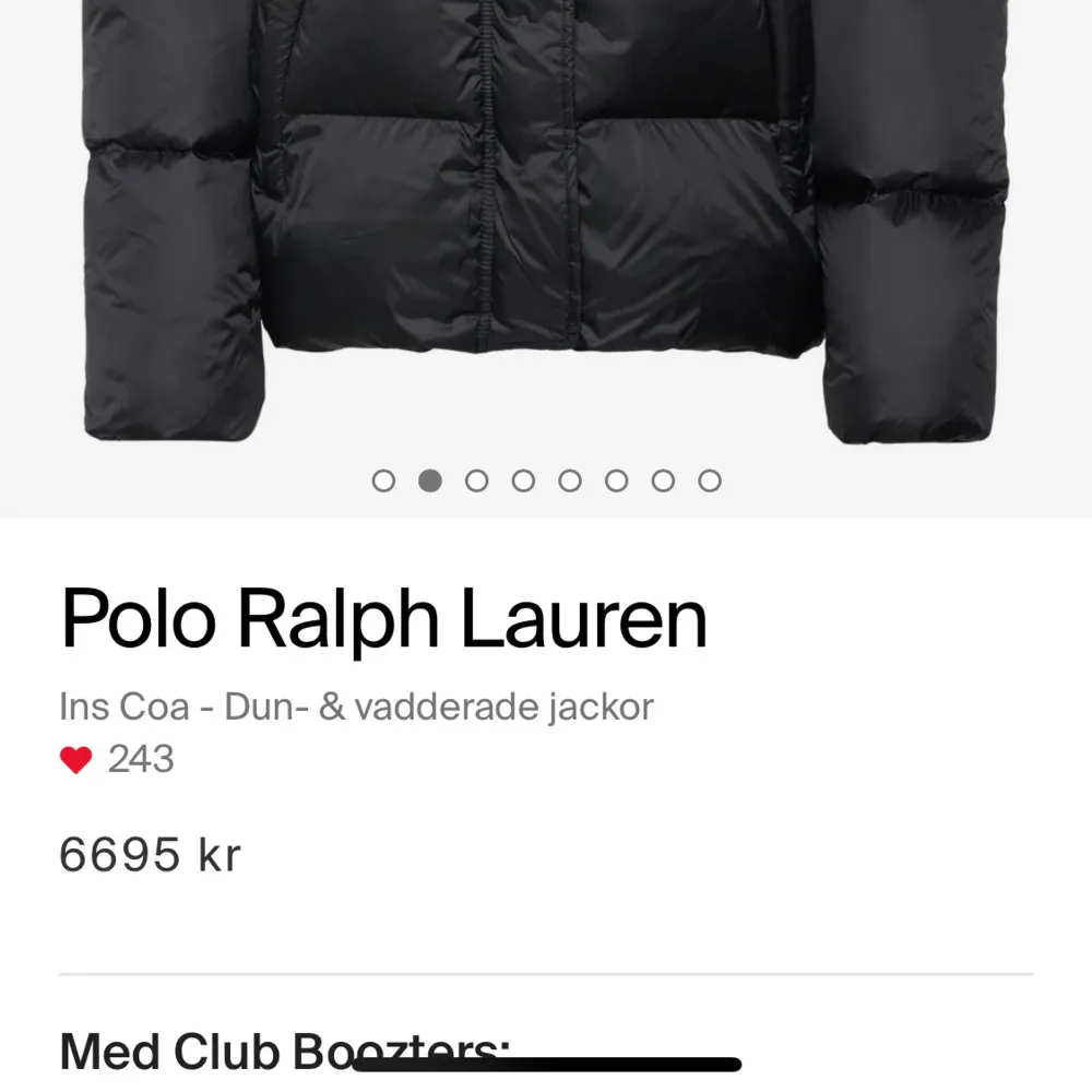 Assnygg Ralph lauren jacka perfekt för hösten och vintern❤️ litet hål på ryggen, skriv för egna bilder💕. Jackor.