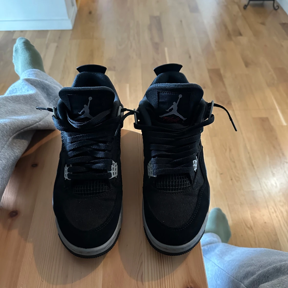 Jordan 4 black canvas - 90