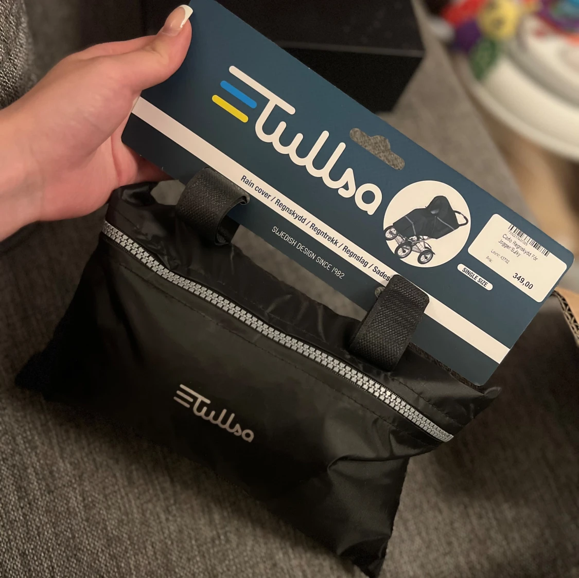 Regnskydd till barnvagn 
