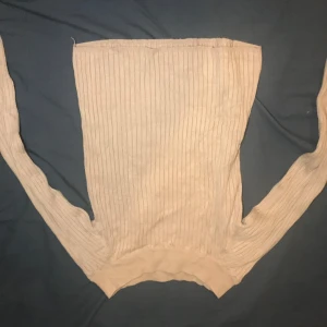 tröja - beige tröja utan axlar