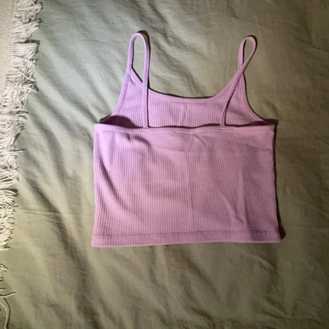 Lila ribbad linne - 90