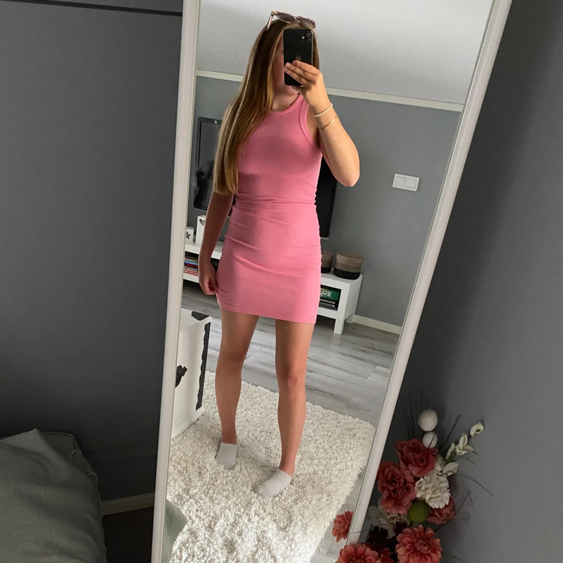 Rosa BikBok klänning