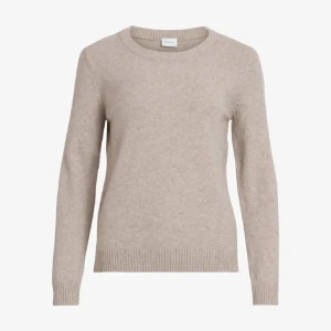 Stickad tröja - Beige stickad tröja från Vero Moda i storlek S.