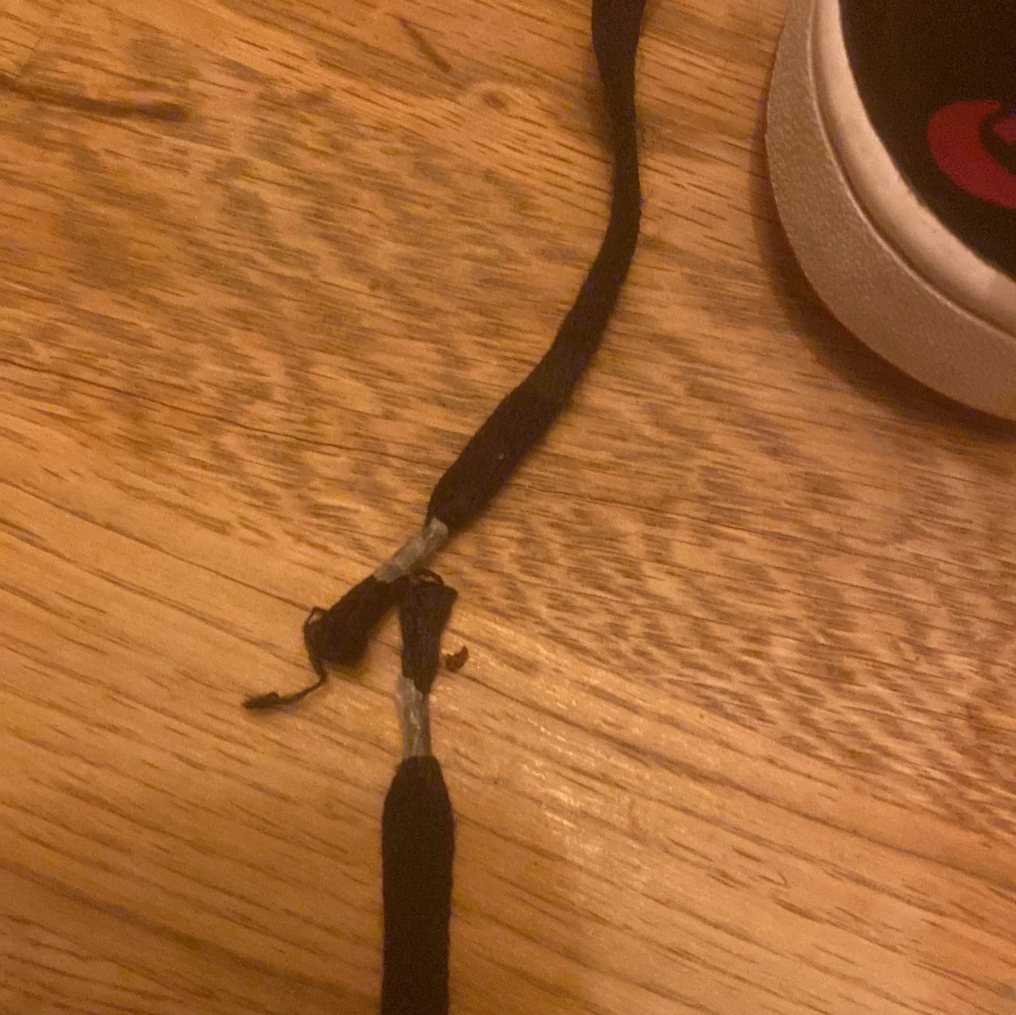 Nike sneakers i rött och svart - 4