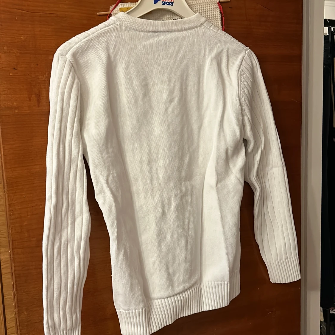 Vit ribbad tröja från Polo Sport - 2