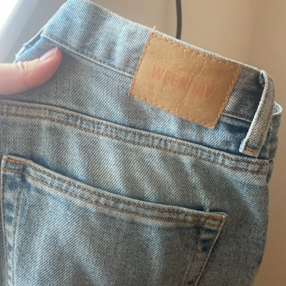 Raka lågmidjade jeans - 3