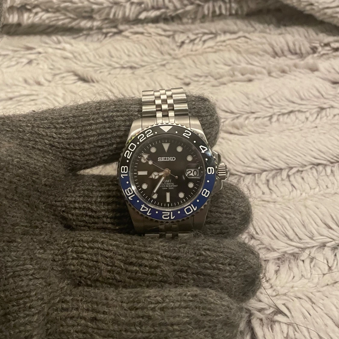 Seiko Mod Batman GMT 40mm - 2