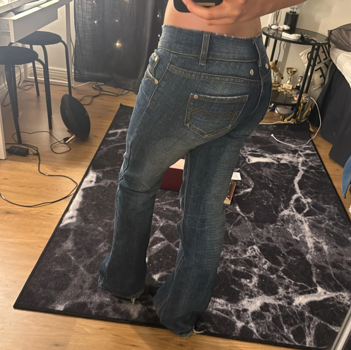 Lågmidjade jeans  - 90