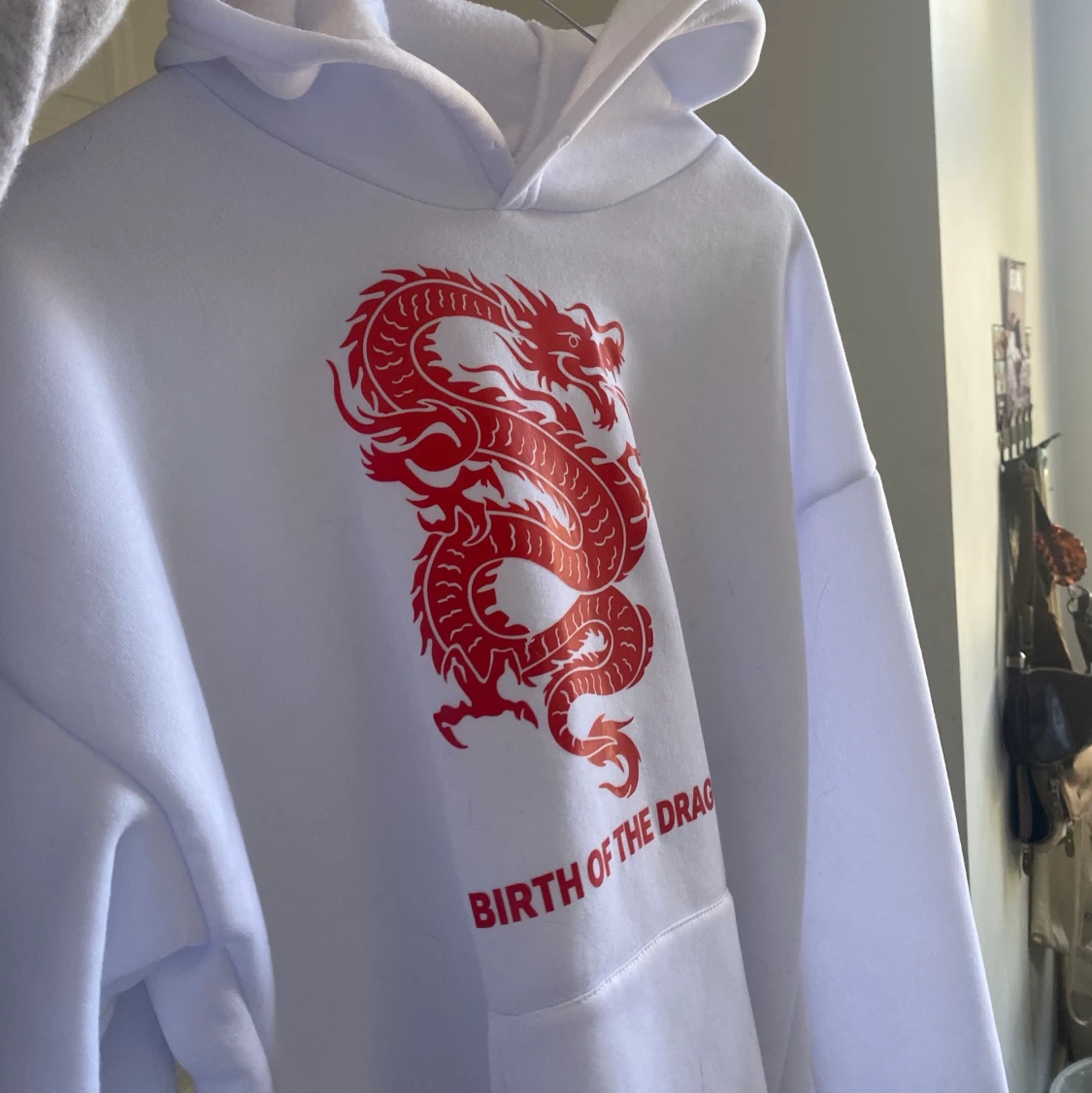 Oanvänd hoodie