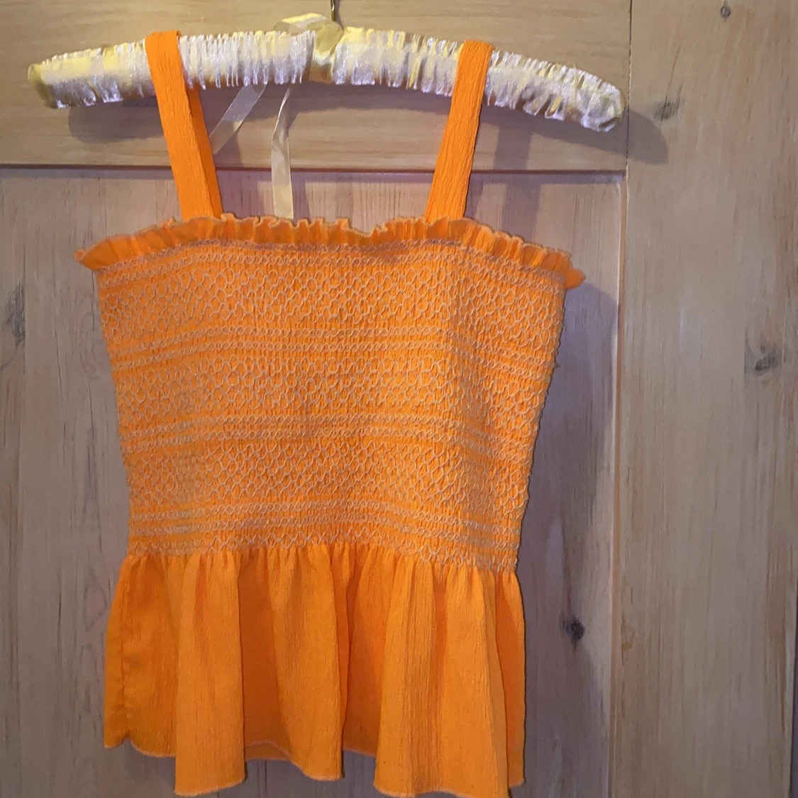 Jättegullig orange sommartopp ZARA - 91