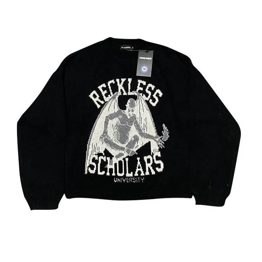 Reckless Scholars knitted  BRAND-NEW M 1499kr NOW AVAILABLE ONLINE  - Restocked.se. Tröjor & Koftor.