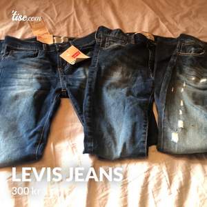 3 st helt nya levis jeans storlek 152